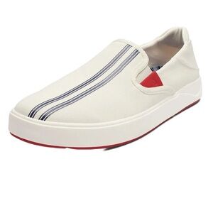 OluKai Lae'ahi Men's Slip-On - White and Red